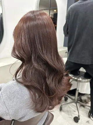 ロング カラー シガ ミクトのヘアスタイル