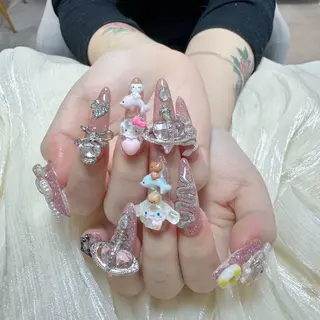 ネイル 🍄Rina🍄 韓国風ネイルのネイルデザイン