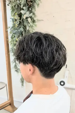 ショート パーマ メンズカット/パーマ 平日限定🦖ハラコのヘアスタイル