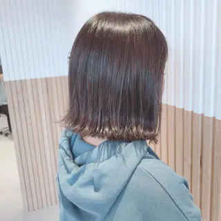 ショート カラー ボブ/ハイトーン 福生Radix 下田のヘアスタイル