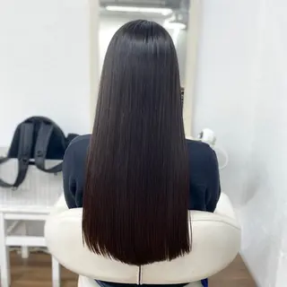 ロング GLOSS 心斎橋 山上のヘアスタイル