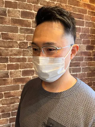 ショート メンズ 久木原 ゆりのヘアスタイル