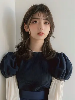 ミディアム ブリーチ無しカラー/ 美髪改善💠てんゆうのヘアスタイル