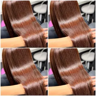 ロング カラー 髪質改善 艶髪矯正 エクステ かいり✂️のヘアスタイル