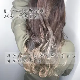 セミロング カラー パーマ ヘアアレンジ メンズ キッズ ネイル マツエク・マツパ 🫧代表/新宿駅近/ 限定価格🫧田辺貴裕のヘアスタイル