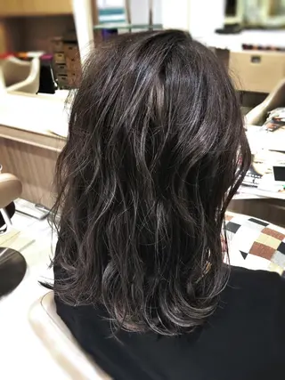 セミロング カラー 🔥メンズ特化🔥 ツチダユウのヘアスタイル