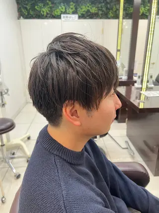 ショート メンズパーマ山内 結稀のヘアスタイル