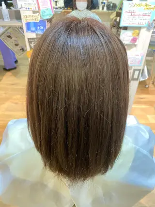 セミロング カラー 藤井 沙季のヘアスタイル