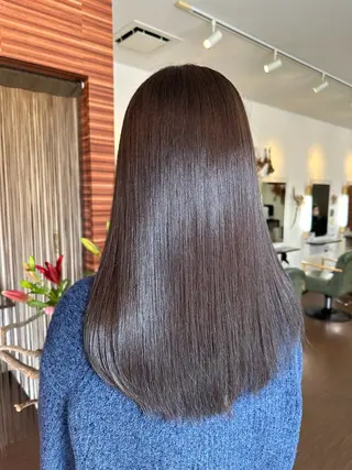 ロング カラー 💜推しインナー カラー/菊池柊真💜のヘアスタイル