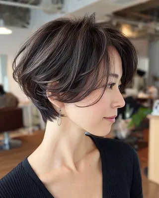 ショート ショート/脱白髪染め /鎌倉/コウスケのヘアスタイル