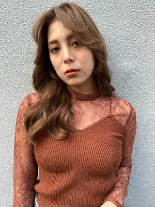 ロング カラー 吉ヶ別符 亮祐のヘアスタイル