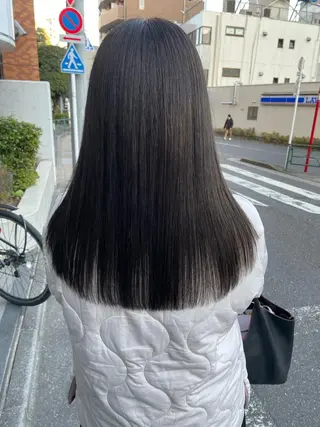 ロング カラー 弱酸性ストレート 髪質改善/小野寺のヘアスタイル
