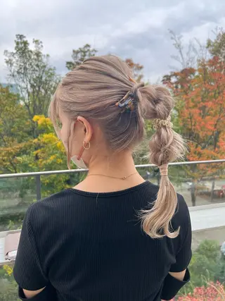 ヘアアレンジ ショート/ボブ 🌼YUNAのヘアスタイル