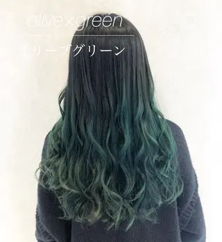ロング カラー 🦋シールエクステ /韓国/リアラ🦋のヘアスタイル