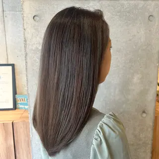 セミロング カラー 艶カラー🌸 SAKURAI🌸のヘアスタイル