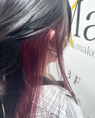 ロング カラー レディースカット 募集/今間 海音のヘアスタイル