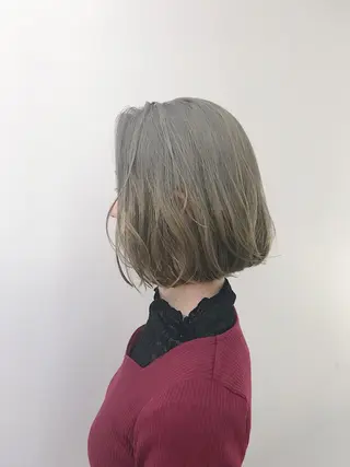 ショート カラー ブリーチカラー/ 岩破瑞希のヘアスタイル