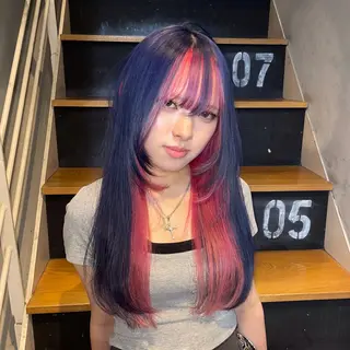 ロング カラー XENA 渋谷店のヘアスタイル