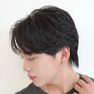 メンズ 【メンズ特化⚡️】 曲がる矯正/千原涼麻のヘアスタイル