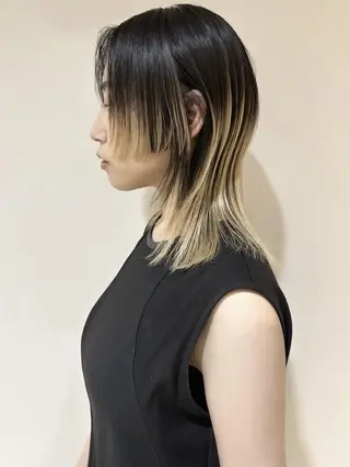 ロング カラー パーマ ヘアアレンジ メンズ 【姫カット】 ナカムラコウキのヘアスタイル