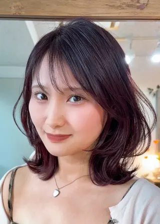 ミディアム レイヤーカット✂️/ 新宿/Amiのヘアスタイル