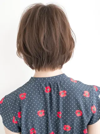 ショート カラー パーマ ✂︎美容室✂︎ hiroマンツーマンのヘアスタイル