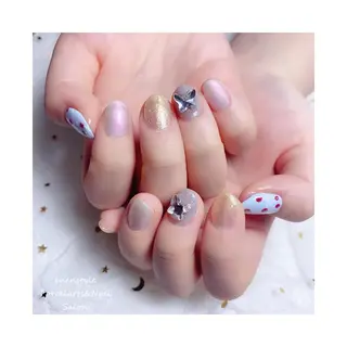 ミディアム ネイル 👑enen style👑のネイルデザイン