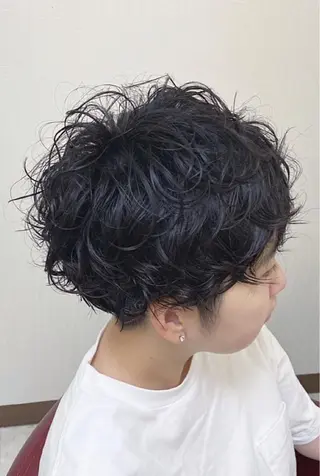 ショート パーマ KEN 🌟のヘアスタイル