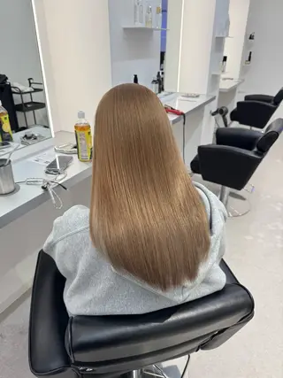 ロング カラー ブリーチ/艶カラー 💎koharu💎のヘアスタイル