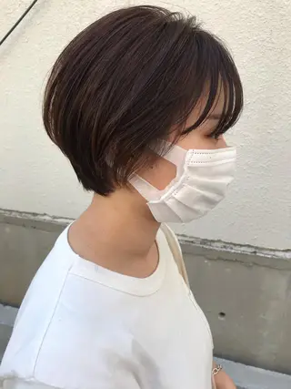 ショート さの あやねのヘアスタイル