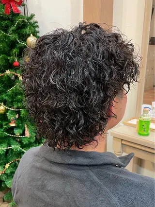 ショート パーマ メンズ メンズパーマ🌀/ 中村郁未のヘアスタイル