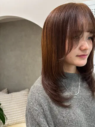 ミディアム kanon 🎀今池のヘアスタイル