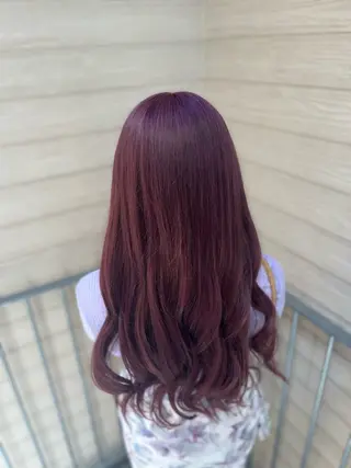 ロング ぴんく髪の美容師🎀 🖤ゆうなのヘアスタイル