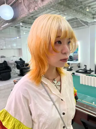 ミディアム 💥ウルフカット デザインあんな💥のヘアスタイル
