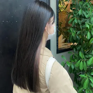 ロング 比嘉 陽のヘアスタイル