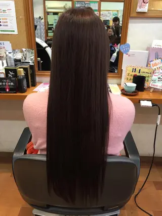 ロング カラー YAP！HAIR トコツメアヤノのヘアスタイル