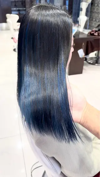 セミロング カラー Eir-Luxe所属・縮毛/髪質改善 上野颯太のヘアスタイル