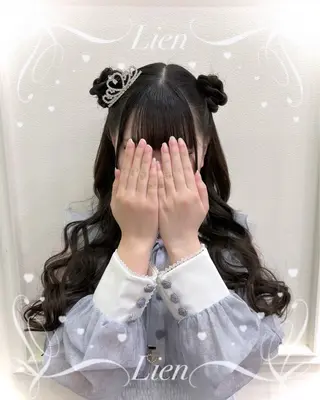 ロング ヘアアレンジ lien ヒジリのヘアスタイル