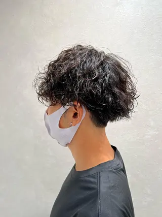 パーマ メンズ 瀬野凌介/メンズ カット/パーマのヘアスタイル