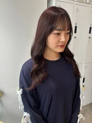 ロング non. ダブルカラー🎀🤍のヘアスタイル