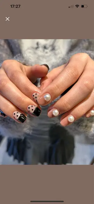 ネイル 暖色/カラー特化/ ネイル/美咲🫧のヘアスタイル