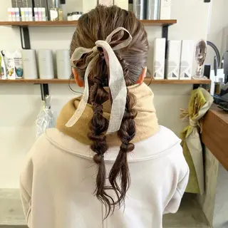 ロング ヘアアレンジ 初めてのショート お任せください✂️のヘアスタイル