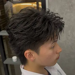 ショート ヘアアレンジ メンズ 【札幌メンズ特化】 🔥RIKU🔥のヘアスタイル