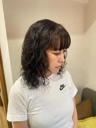 ミディアム カラー パーマ fulam所属・MIKU ／fulamのヘアスタイル