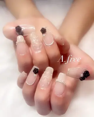 ネイル A.free✧*｡ アレルギー対応✧*｡のネイルデザイン