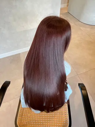 ロング カラー ✨NEW OPEN／ 透明感カラー／はるかのヘアスタイル
