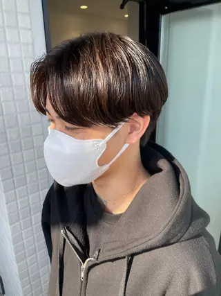 ショート カラー パーマ メンズ特化 パーマ/オザワのヘアスタイル