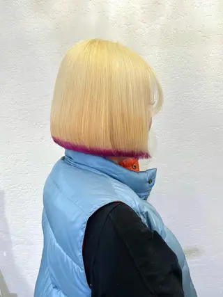 ショート カラー 中川 もえか【明石】のヘアスタイル