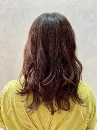 セミロング 加藤 遥花のヘアスタイル
