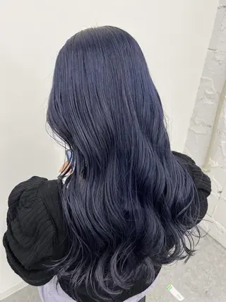 カラー 大人っぽ韓国ヘア 寒色💙yuma💙のヘアスタイル